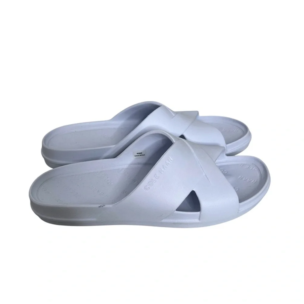 Cole Haan Findra Eva Pool Slides Sandals Halogen Blue Women's Size 10/ Men’s 8